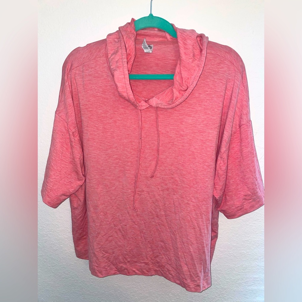 RBX brand, loose fitted Athletic shirt, pink , size L